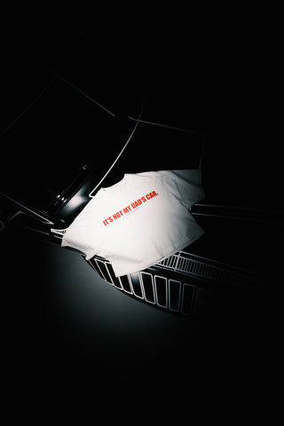 IT`S NOT MY DAD`S CAR Cropped Tee
